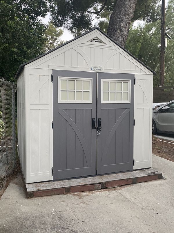 On Hold Pending Pickup - 7x8 Storage Shed Plastic for Sale in Los ...