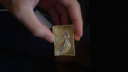 14k last supper earrings