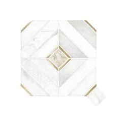 Verona Gold Marble/Metal Mosaic Tile 12x12 In