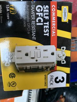 Gfci outlets 3pk