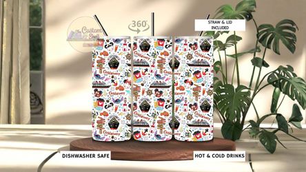Disney Cruise Inspired 20 Oz Stainless Steel Tumbler (READ DESCRIPTION)