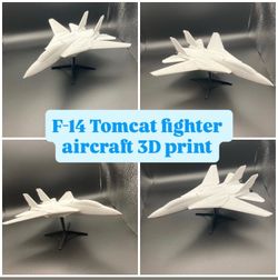 F-14 Tomcat Fighter Aircraft 3D Print Model