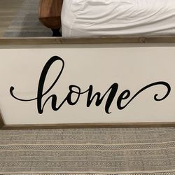 45x23 “home” Sign