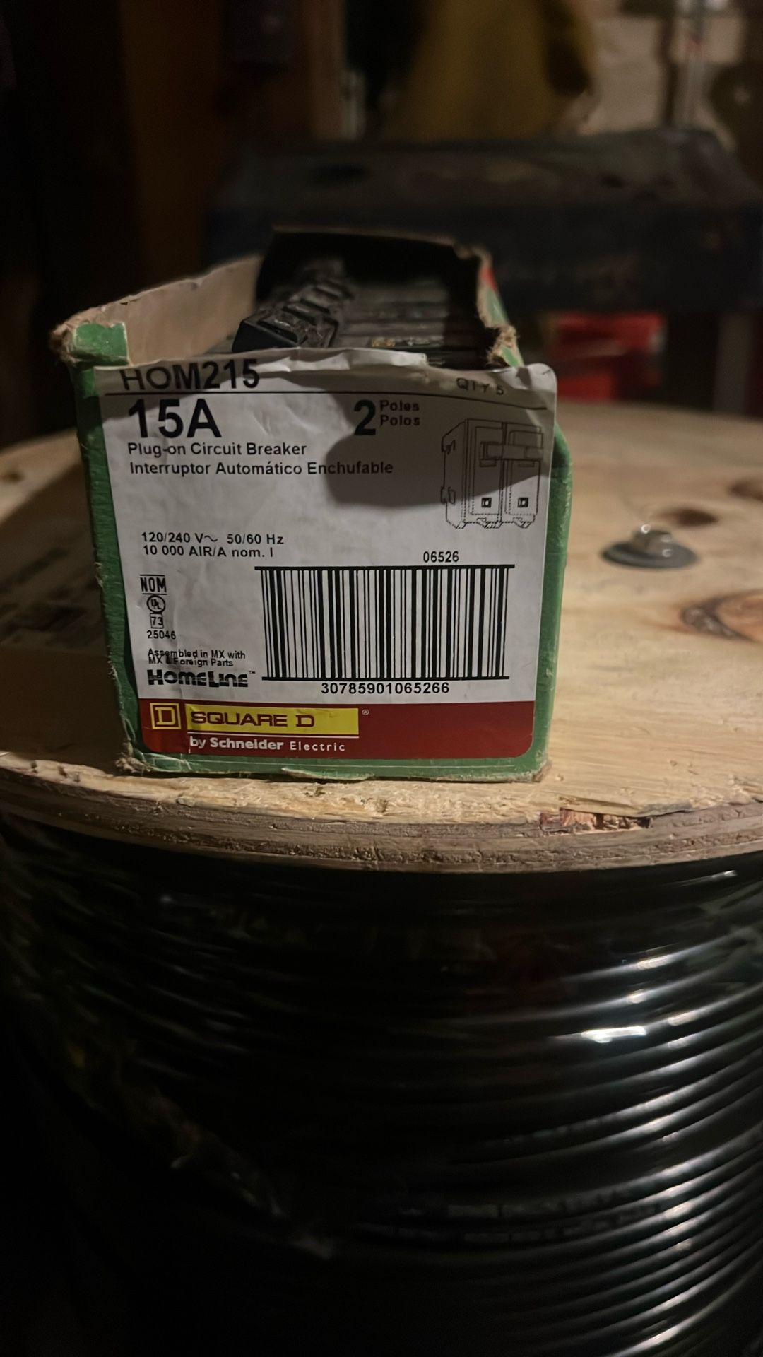 Square D 15 Amp Breaker