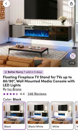 Floating fire place NEW