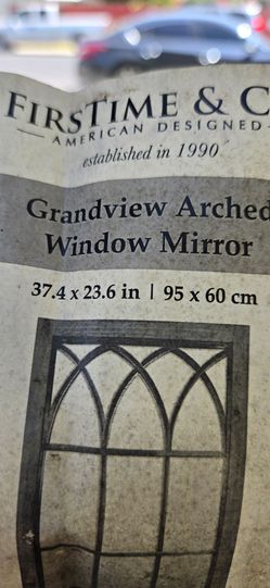 FirsTime & Co. Grandview Arched Window Mirror
