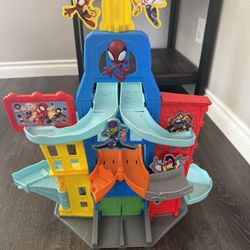 Car Track- Marvel Spidey And His Amazing Friends City Track
