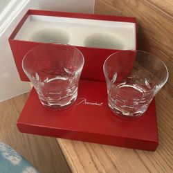 Baccarat Beluga double Old-fashioned Tumblers Set Of 2 