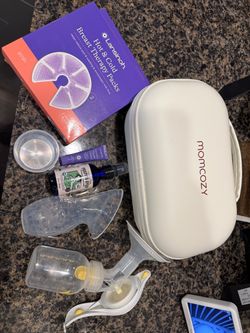 Momcozy M5 Hands-Free Wearable Pump and Other Supplies