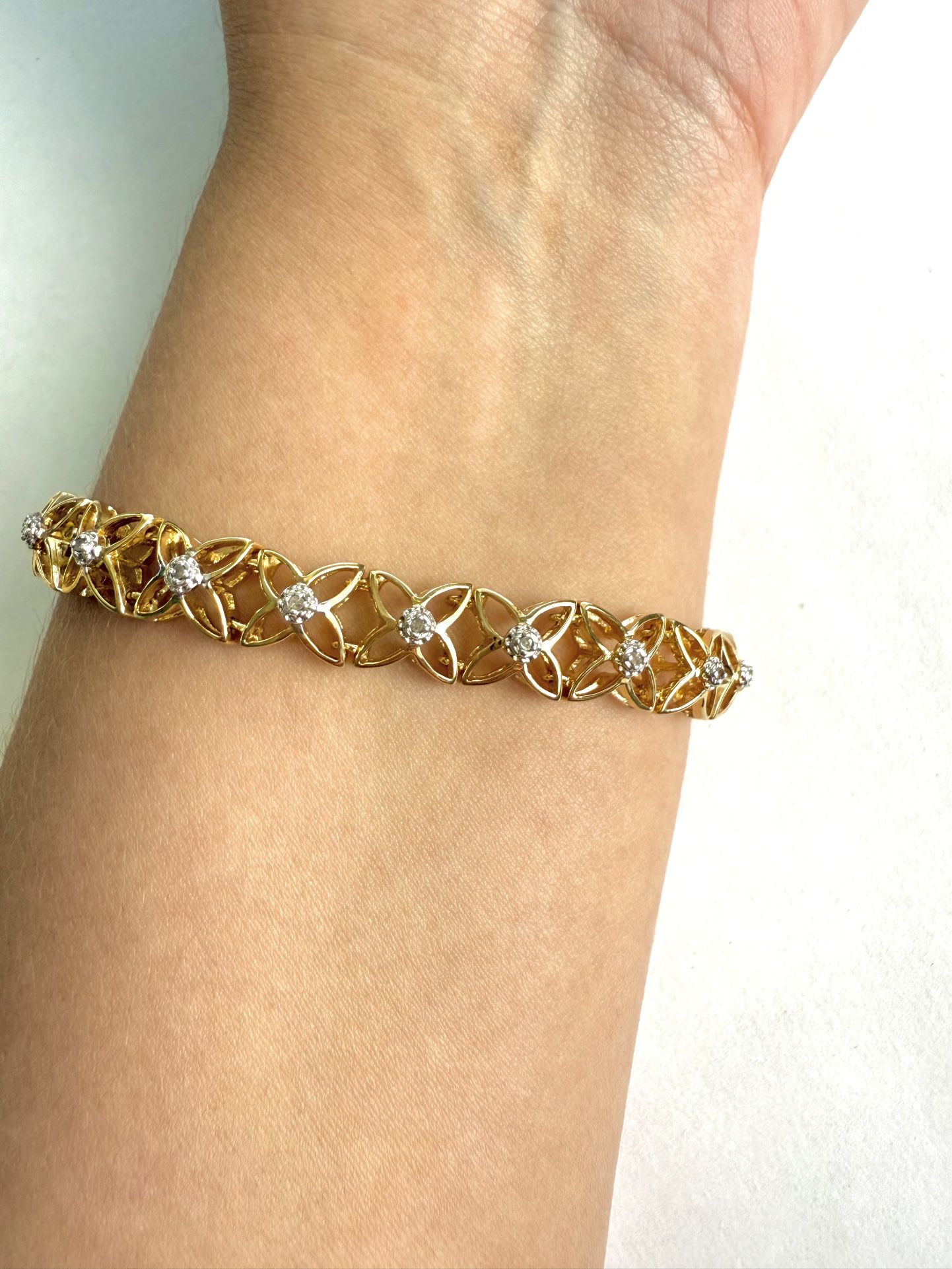 18K Yellow Gold-Plated Women’s Bracelet