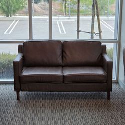 Brown Loveseat Sofa