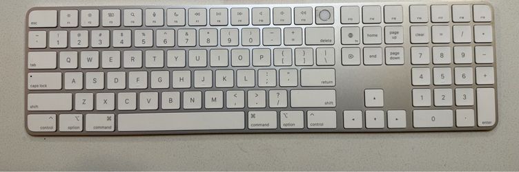 Apple Magic Keyboard with Touch ID and Numeric Keypad - Wireless - Lightning