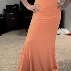 Orange Prom Dress