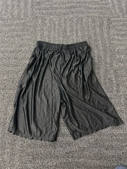 Ultra Performance Mens Black Solid Athletic Gym Shorts 3XL Drawstring