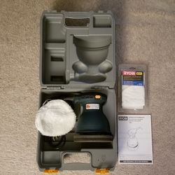 Ryobi 6 in. Buffer Polisher Double Insulated RB60 with Carrying Case