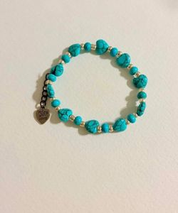 Turquoise beaded bracelet