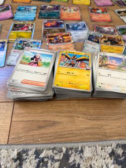 Large Lot of Pokémon Trading Cards