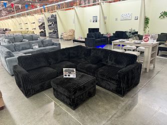 New black sectional