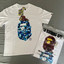 ABC Camo Milo On Big Ape Tee