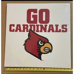 Louisville Cardinals Canvas Wall Art 19.75" NCAA P Graham Dunn Decor USA