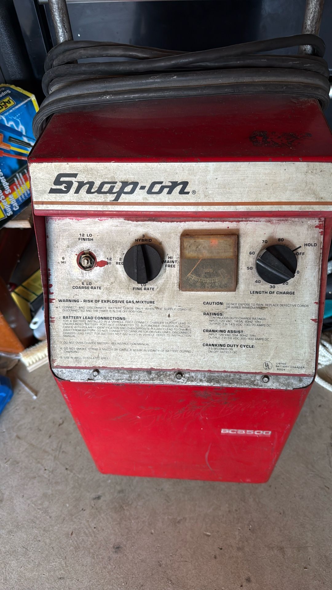 Snap On Battery Charger BC5500