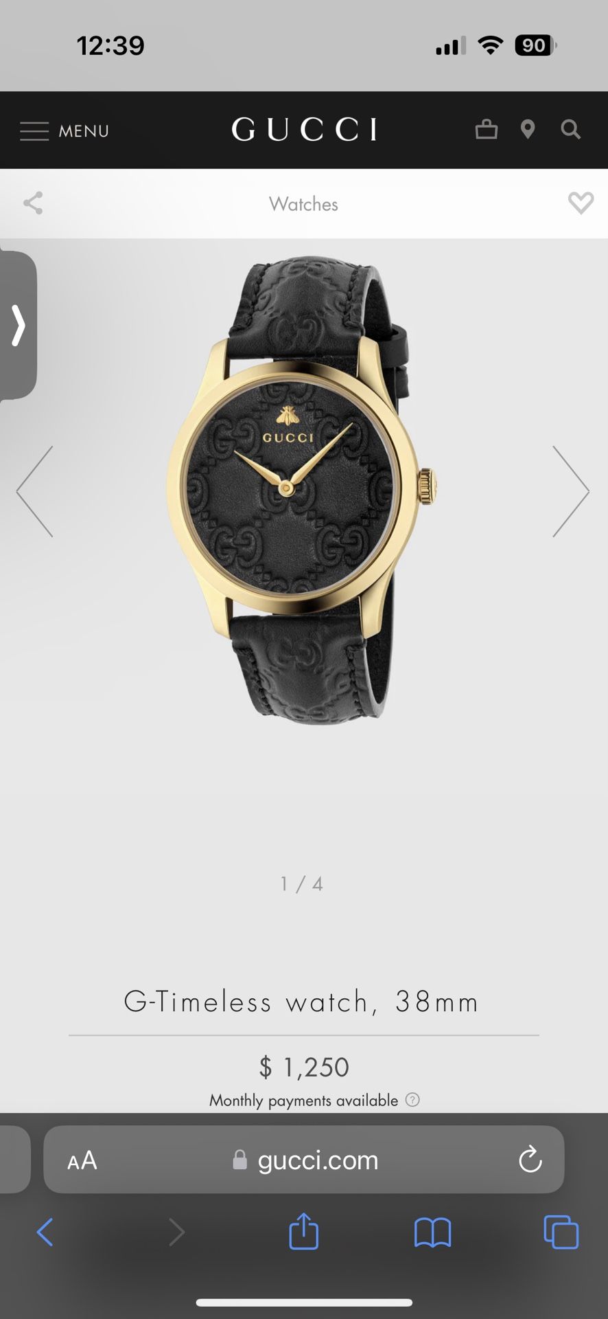 Gucci Men’s Watch 