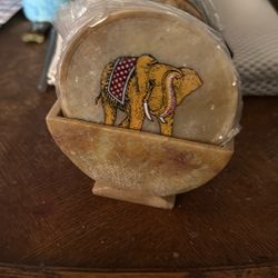 New marbol coasters six coasters
