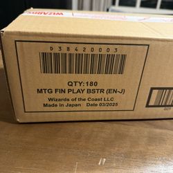 MTG THE FINAL FANTASY PLAY BOOSTER SEALED CASE! (6 booster boxes). Clean. In-hand.price Firm.