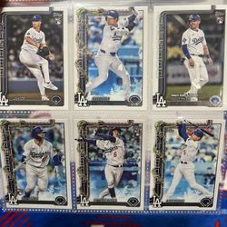 Dodger Cards 6 Total Pick Up Only NW Olive & Jewetta 