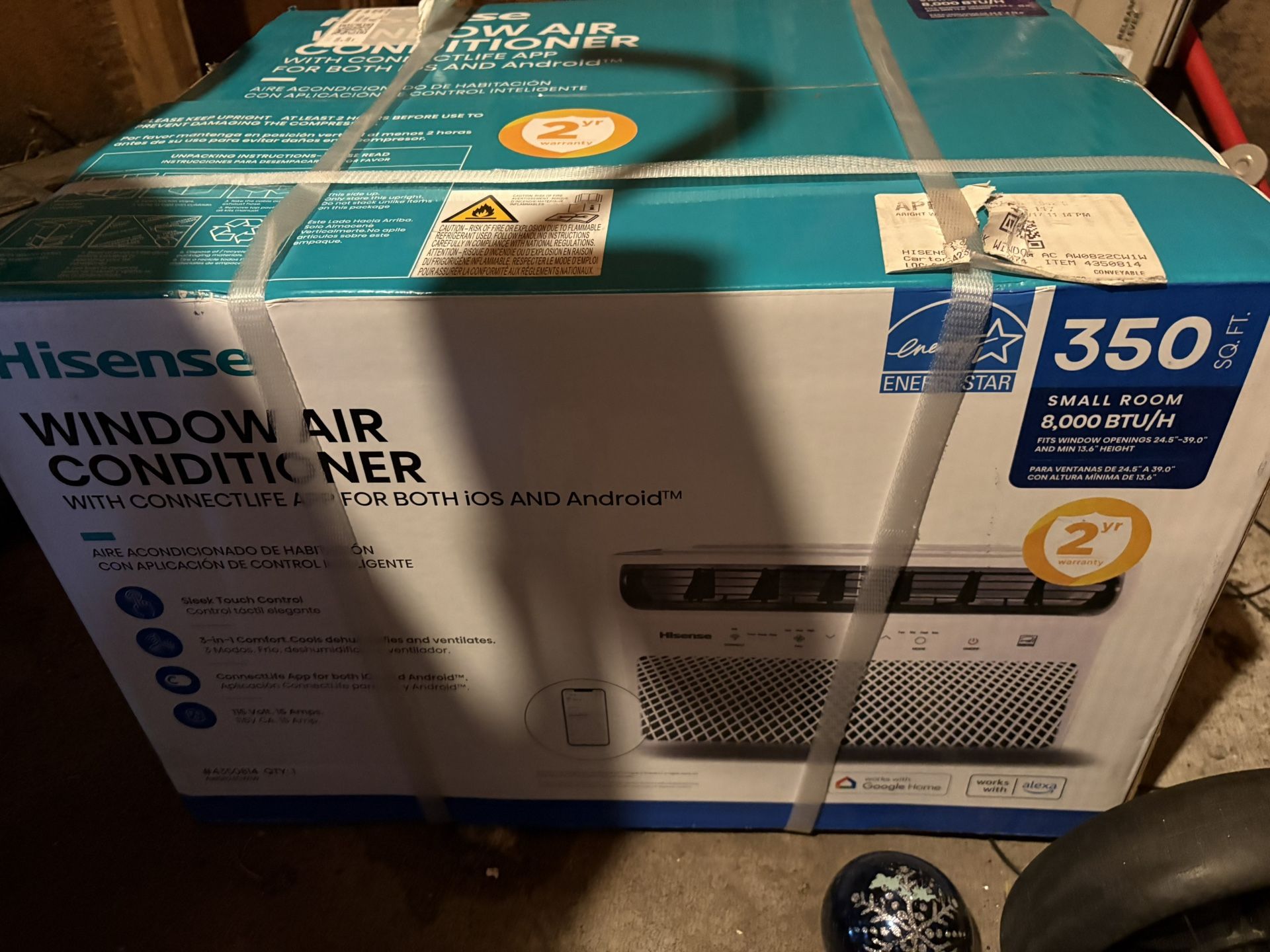 Smart Air Conditioner Hisense 8,000 BTU