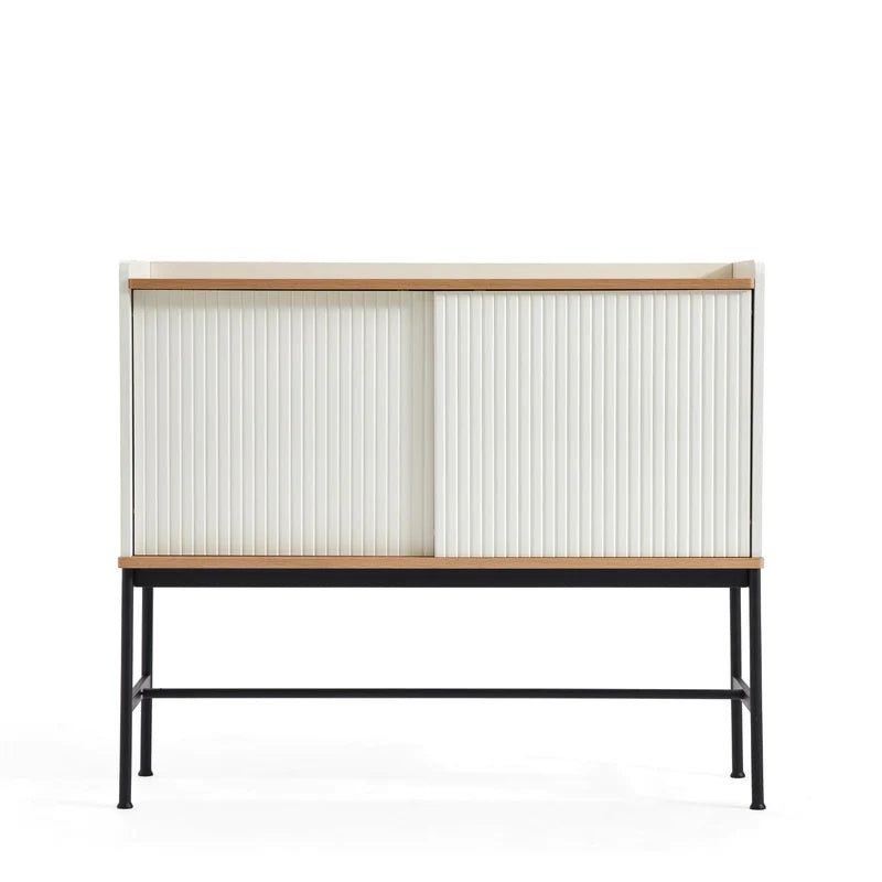 OHDOME Valkoko Sideboard Oak Veneer Console Table Stand Dresser