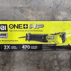 BEST! NEW RYOBI PBLRS02B GEN2 18V ONE+ HP Brushless Reciprocating Saw - TOOL ONLY