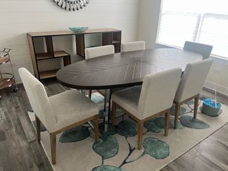 Dining room table and chairs