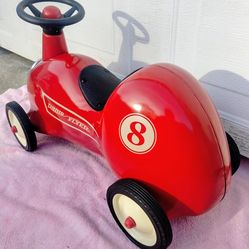 Vintage Radio Flyer Matal "Little Red Roadster" Ride - On - Toy Car