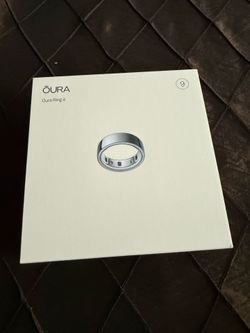 Oura ring 4 size 9 - silver