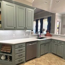 Kitchen Cabinet Refinish