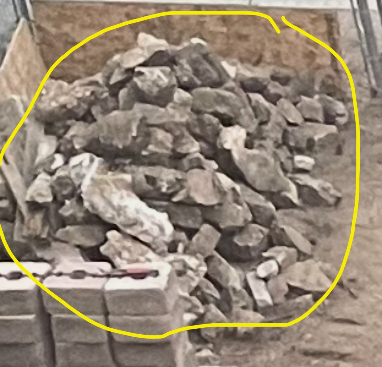 Cement Pieces