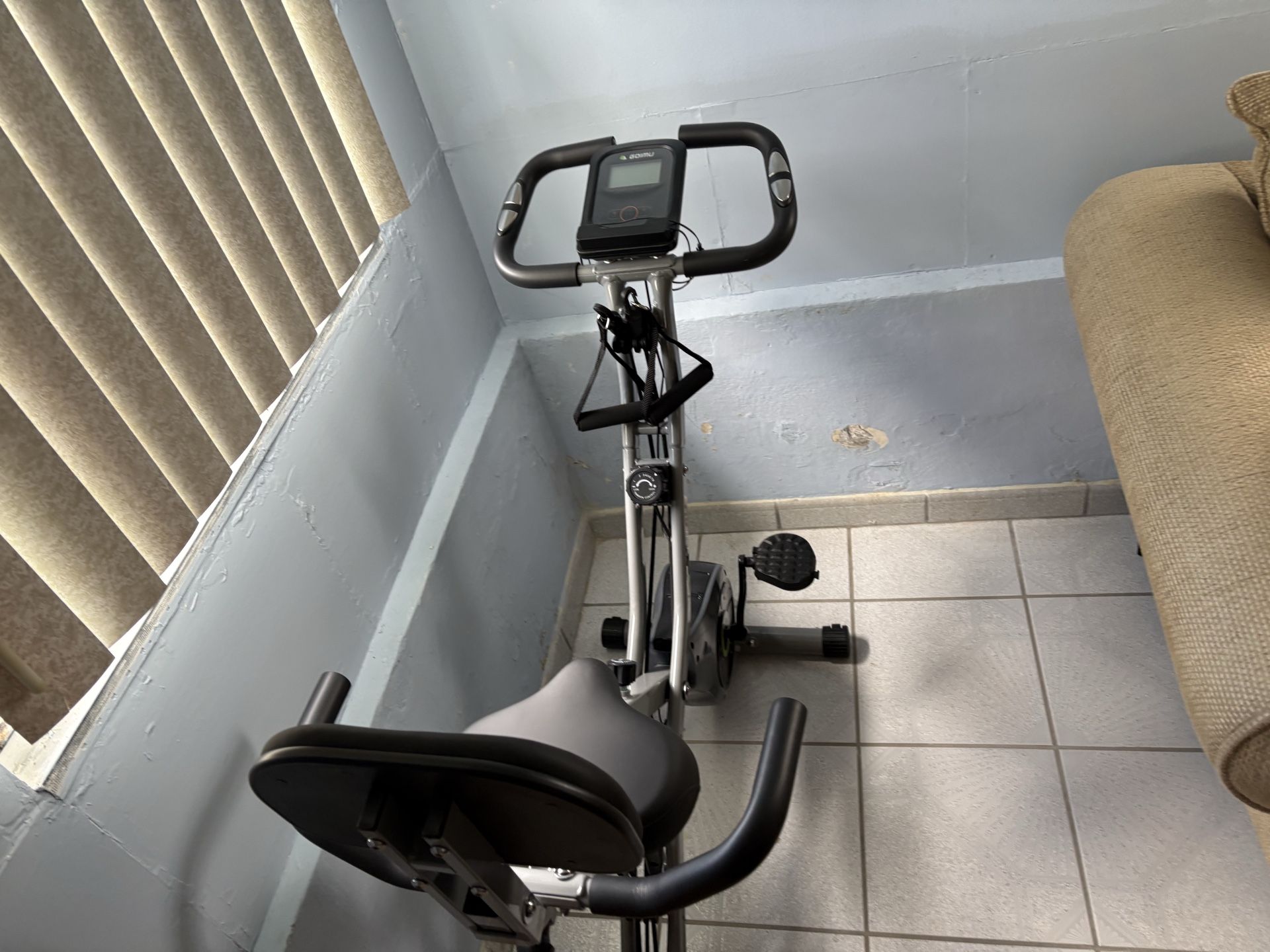 Brand new exercise bike for sale, never used. Needs to go quick