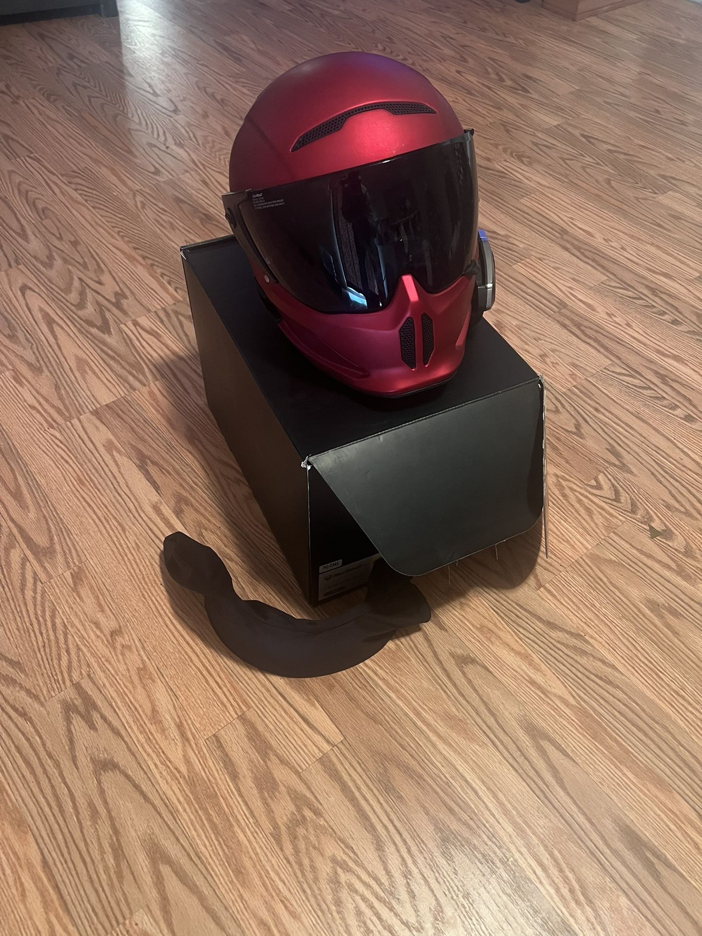 Crimson Red Ruroc 3.0 Helmet