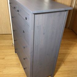 Ikea Hemnes 6 Drawer Dark Grey Dresser