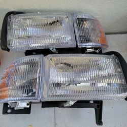 94-01 Dodge Ram Headlights Luces Micas Calaveras Faros Faroles Focos 