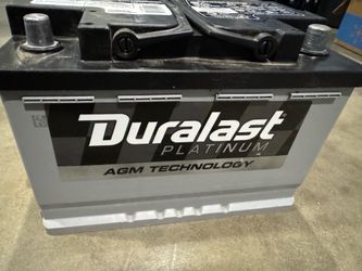 NEW! Duralast platinum car battery H6-AGM 70 Amp Hours