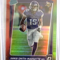 2021 Panini Donruss Football Optic Prizm Rated Rookie Ihmir Smith-Marsette No.P-291