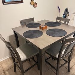 Counter Dining Table - Gray