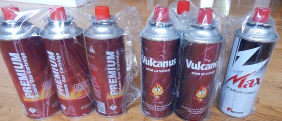 Butane cartridges