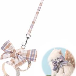 Cat / Dog / Pet Harness Bow New 