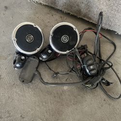 Speakers for motorcycle