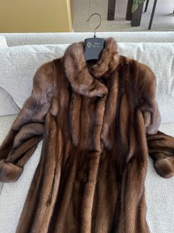 The Long Mink Fur Coat