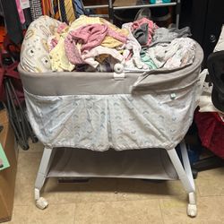 Baby Bassinet and Clothes
