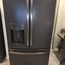 Ge profile French door black slate